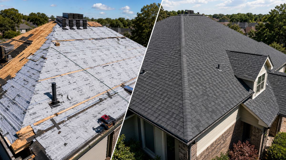 door to door roofing crew neighborhood